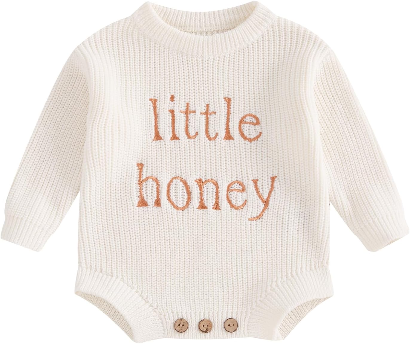 Lesimsam Newborn Baby Boy Girl Valentines Outfit Oversized Embroidery Long Sleeve Knit Sweater Bubble Romper Bodysuit Lesimsam Newborn Baby Boy Girl Valentines Outfit Oversized Embroidery Long Sleeve Knit Sweater Bubble Romper Bodysuit