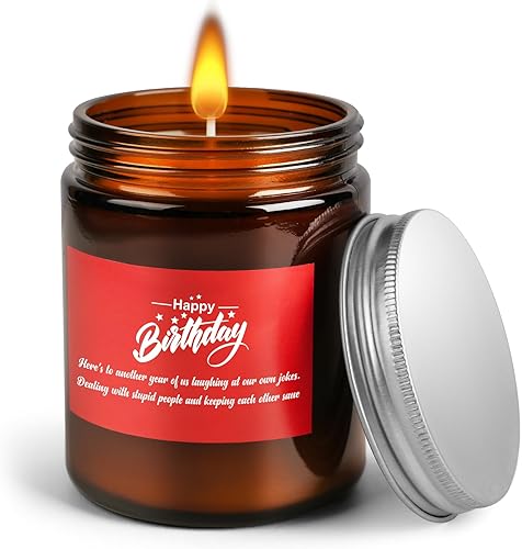 Miniatura 8 de Vela de feliz cumpleaños para mujer, regalos únicos de cumpleaños, divertidos regalos de cumpleaños para mamá, abuela, hermana, esposa, hija, mejor