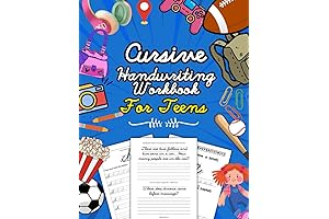 Cursive Handwriting Workbook for Teens: Practice Perfect Penmanship