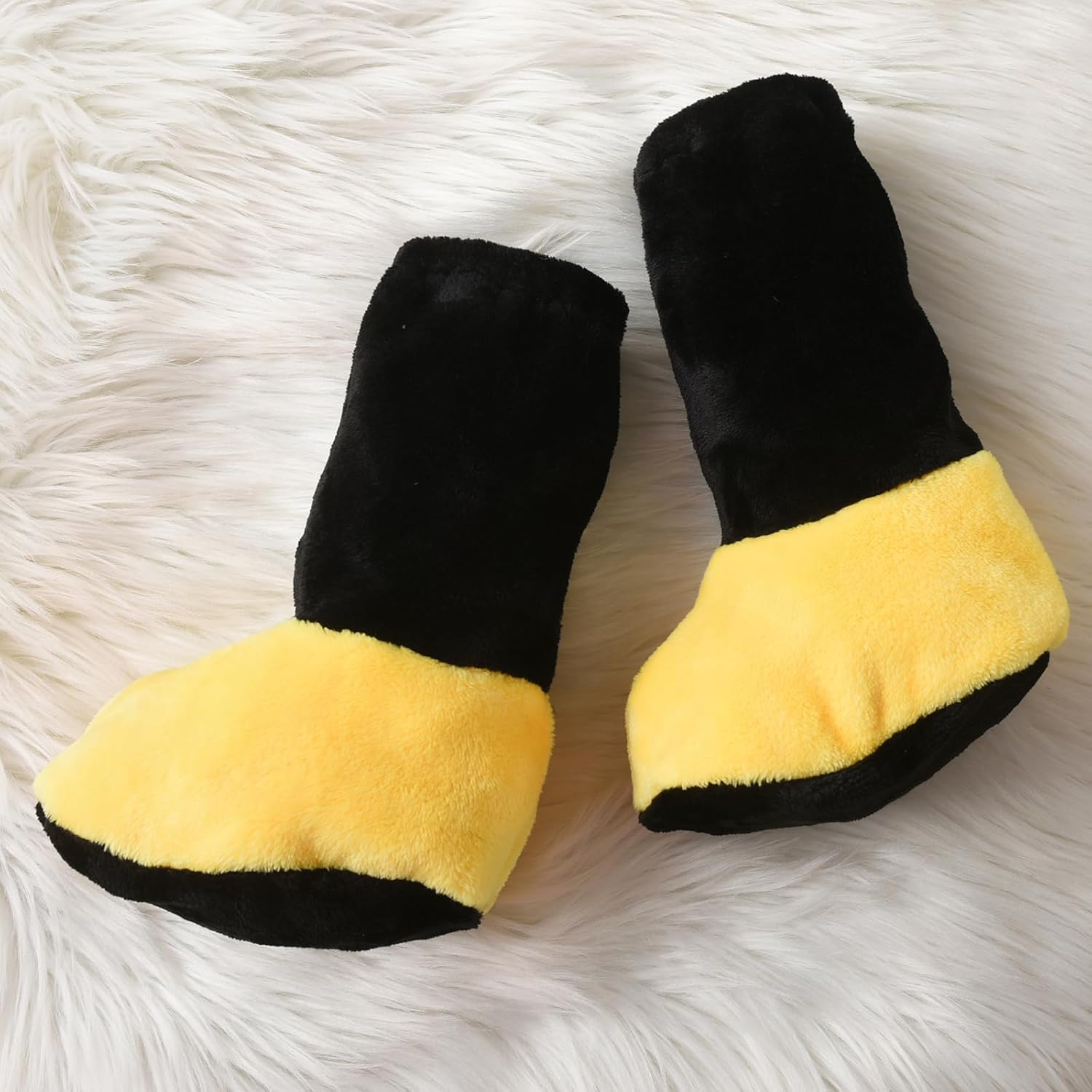 Kuriozud Cute Fuzzy Animal Costume for Baby Girl Boy Halloween Costume Romper with Hat and Leg Warmer 4pcs Cosplay Outfit - Image 7