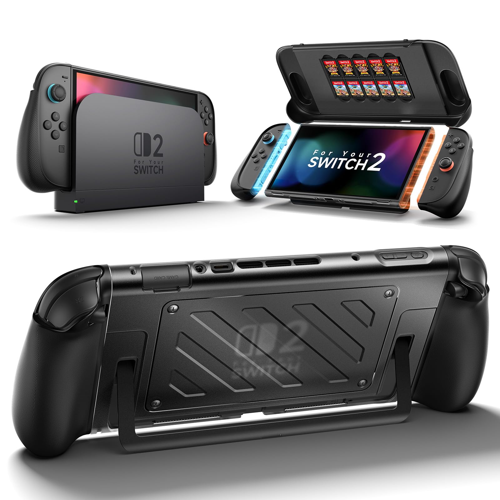 Amazon.co.jp: JSAUX 分体式保護ケース（Switch 2対応）｜TPU製