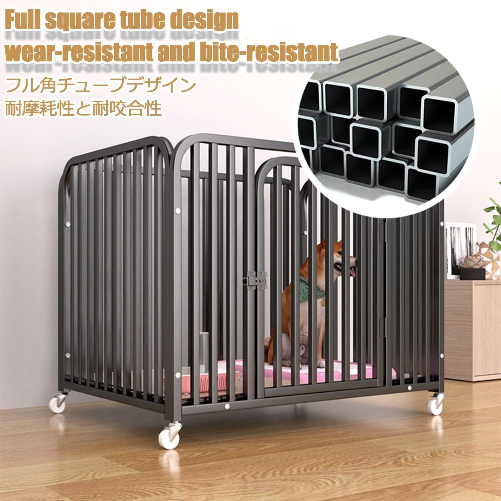 Recinto Recinzione Per Cani Recinto Per Cuccioli Recinto Per Cani Da Interno Recinzione Per Cani/Cuccioli Recinzione Per Cuccioli Con Porta Recinto Per Cani In Metallo(White,TRAINING_100*60*6