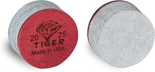 Miniatura 3 de TigerProducts Tiger Soft Laminated Billiard CUE TIP - 13 or 14 mm