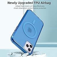 Vista 590 de Yriklso Strong Magnetic Case for iPhone 11 [Compatibilty with MagSafe] Protective Shockproof Cover Phone Case for iPhone 11 6.1" Frosted Purple