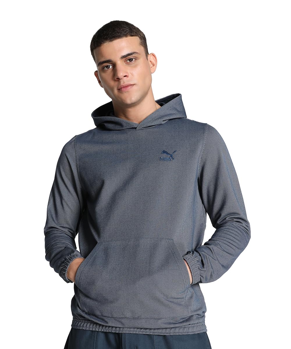 Men Cotton Regular Fit Hooded Sweatshirt