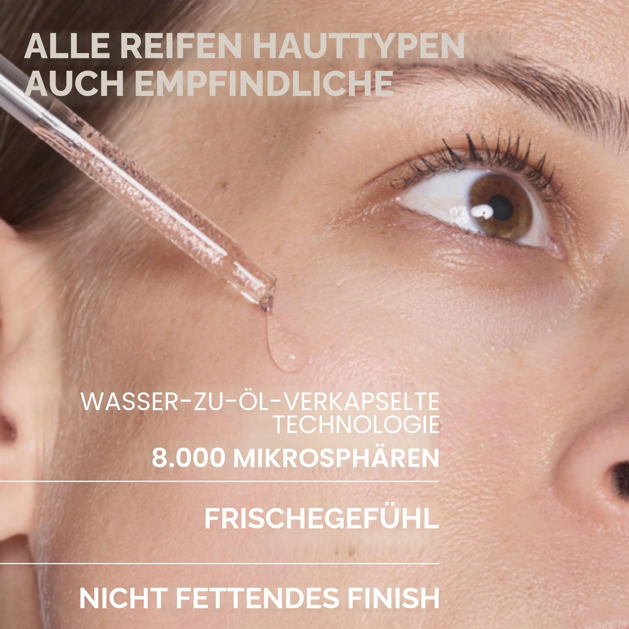 Uriage Age Absolu Collagen Booster Serum Mikro - verdichtendes Serum mit Procollagen Peptiden & Retinol, Sofortiger Plumping-Effekt, X6 Collagen Booster - Falten, Ausstrahlung, Volumen - 30ml