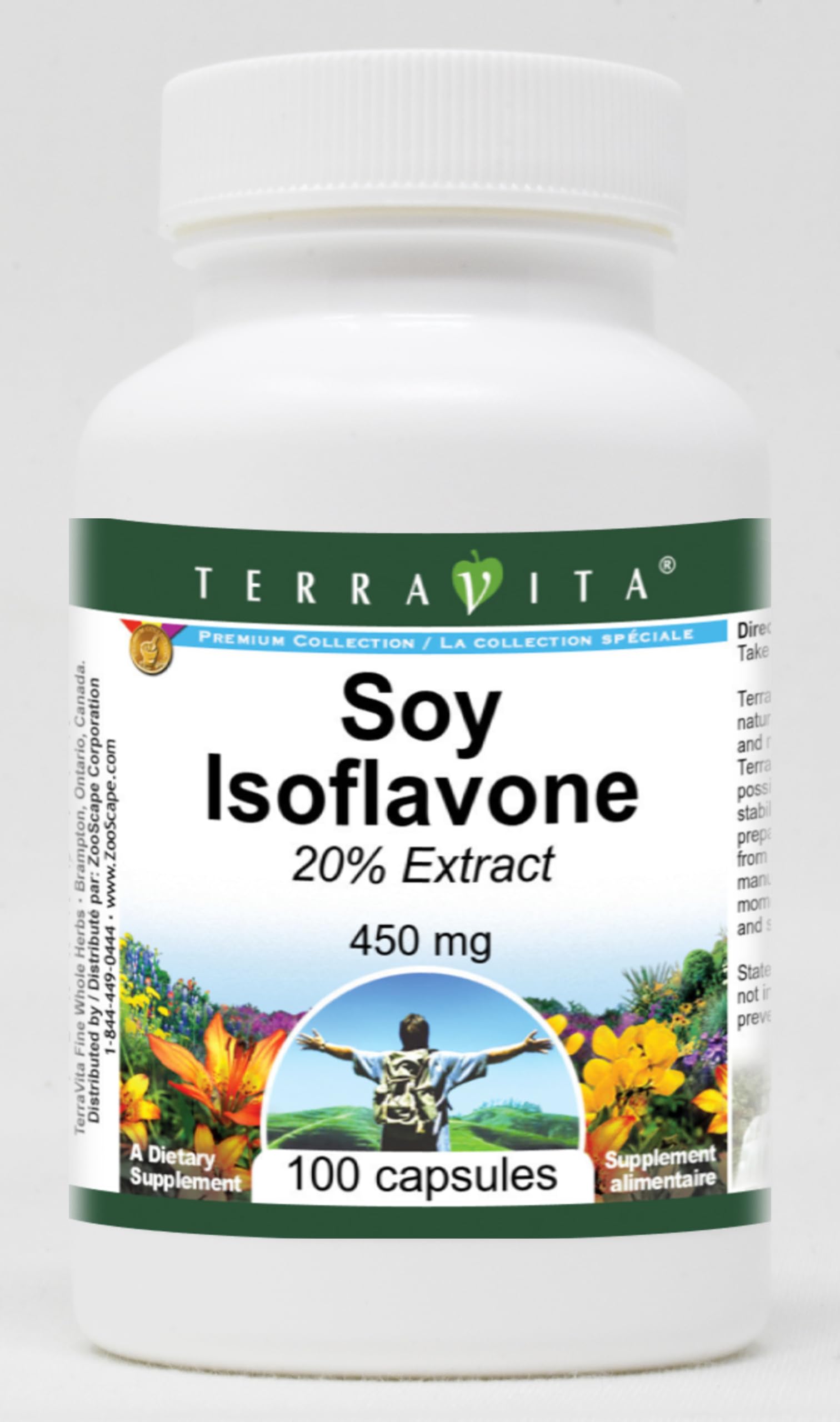 Amazon.com: Soy Isoflavone 20% - 450 mg (100 Capsules, ZIN: 521420