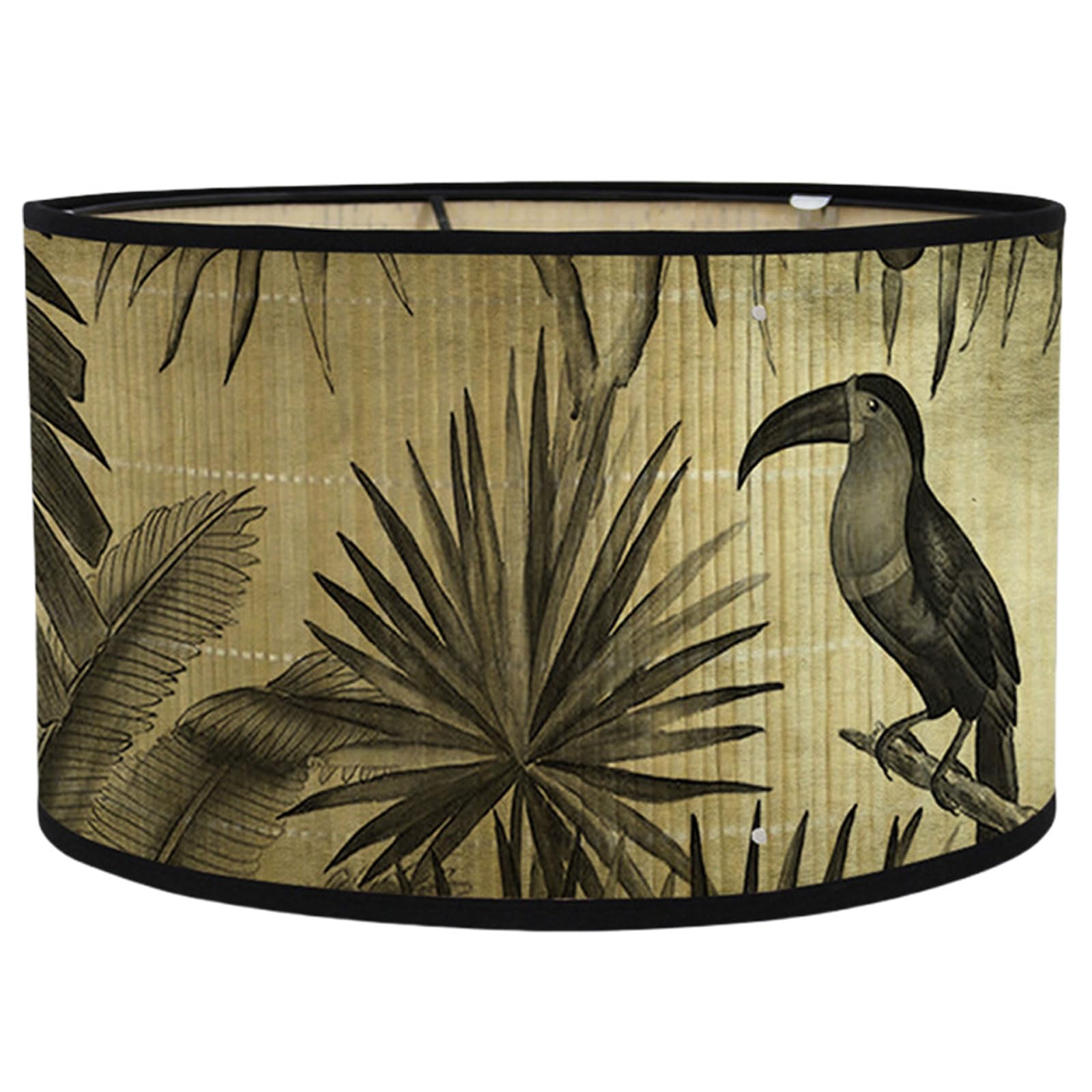 Drum Lampshade Chandelier Light Shades Printed Lamp Shades Hanging Light Covers for Floor Lamps & Pendant Elegant Printing Painting Lamp Shade