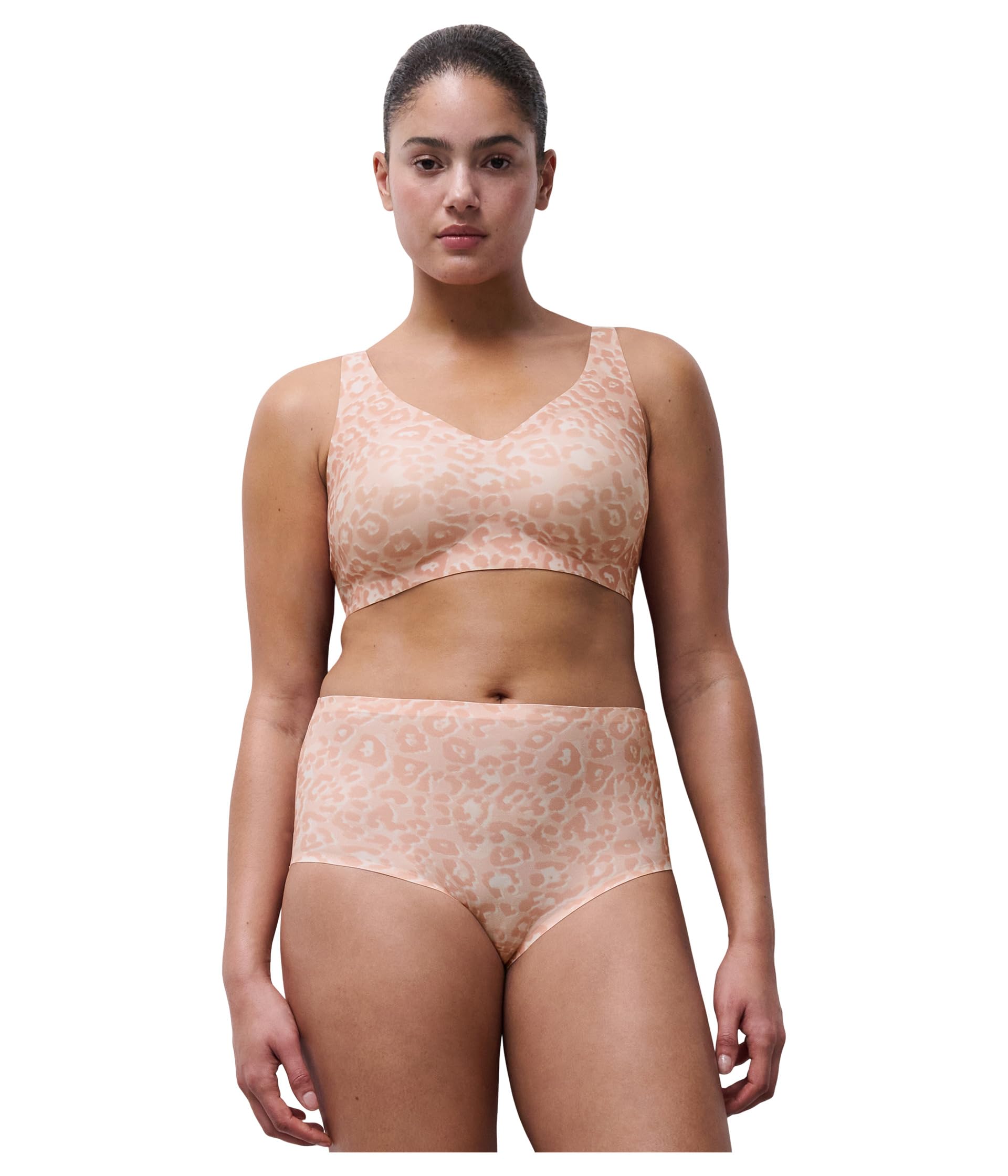 Chantelle Women's Leopard Blush Hipster Panties, One Size