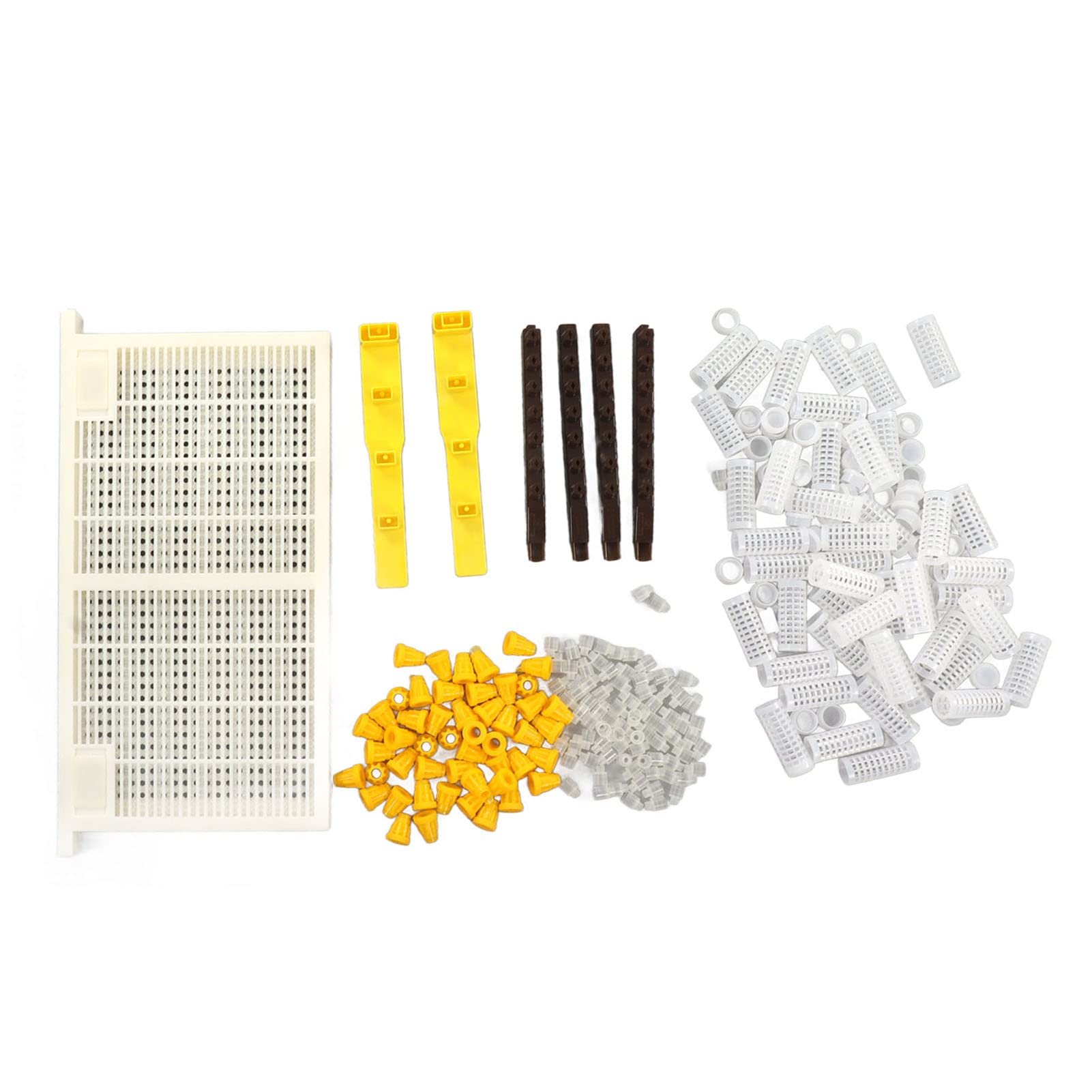 Kit de Cría de Abeja Reina Copa de Celda de Apicultura Juego de Marco de Cría de Abeja Reina para Apicultores - de Cría de Abejas Eficiente y Protector para Principios de