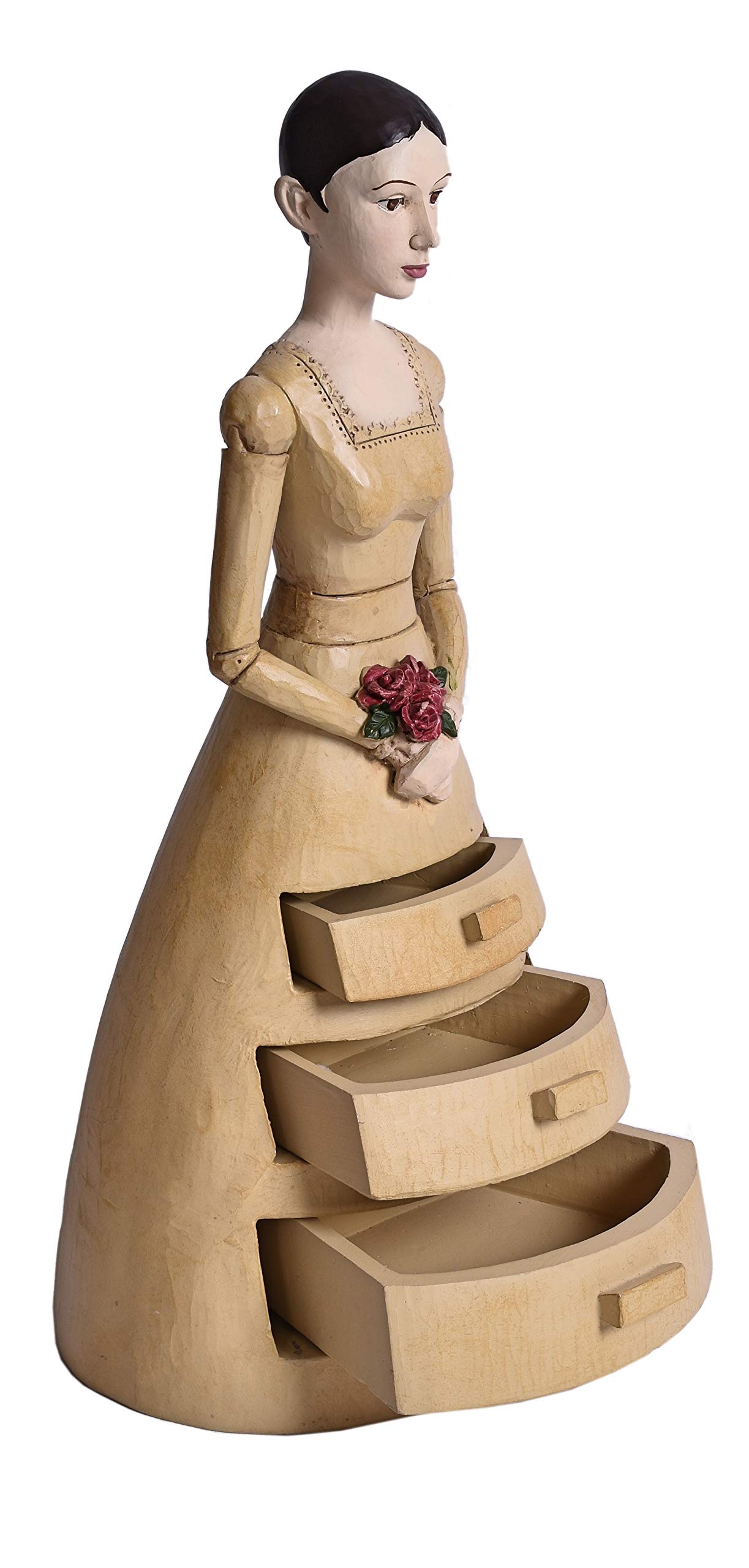 Biedermeier FEMME COMME Boîte à bijoux style antique shabby