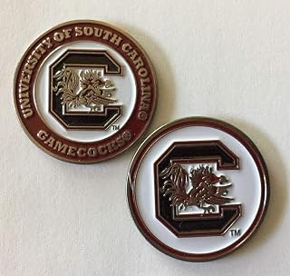 University of South Carolina Gamecocks Double Sided Golf Ball Marker
