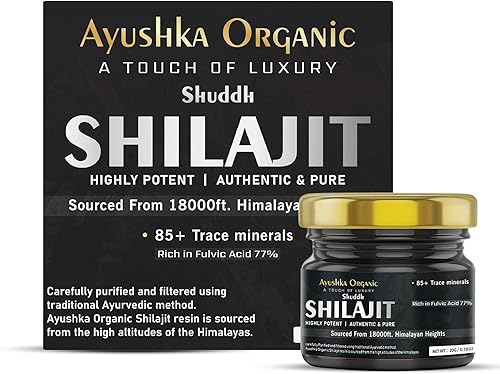Resina Shilajit, Himalaya, 77% ácido fúlvico, 0.71 oz