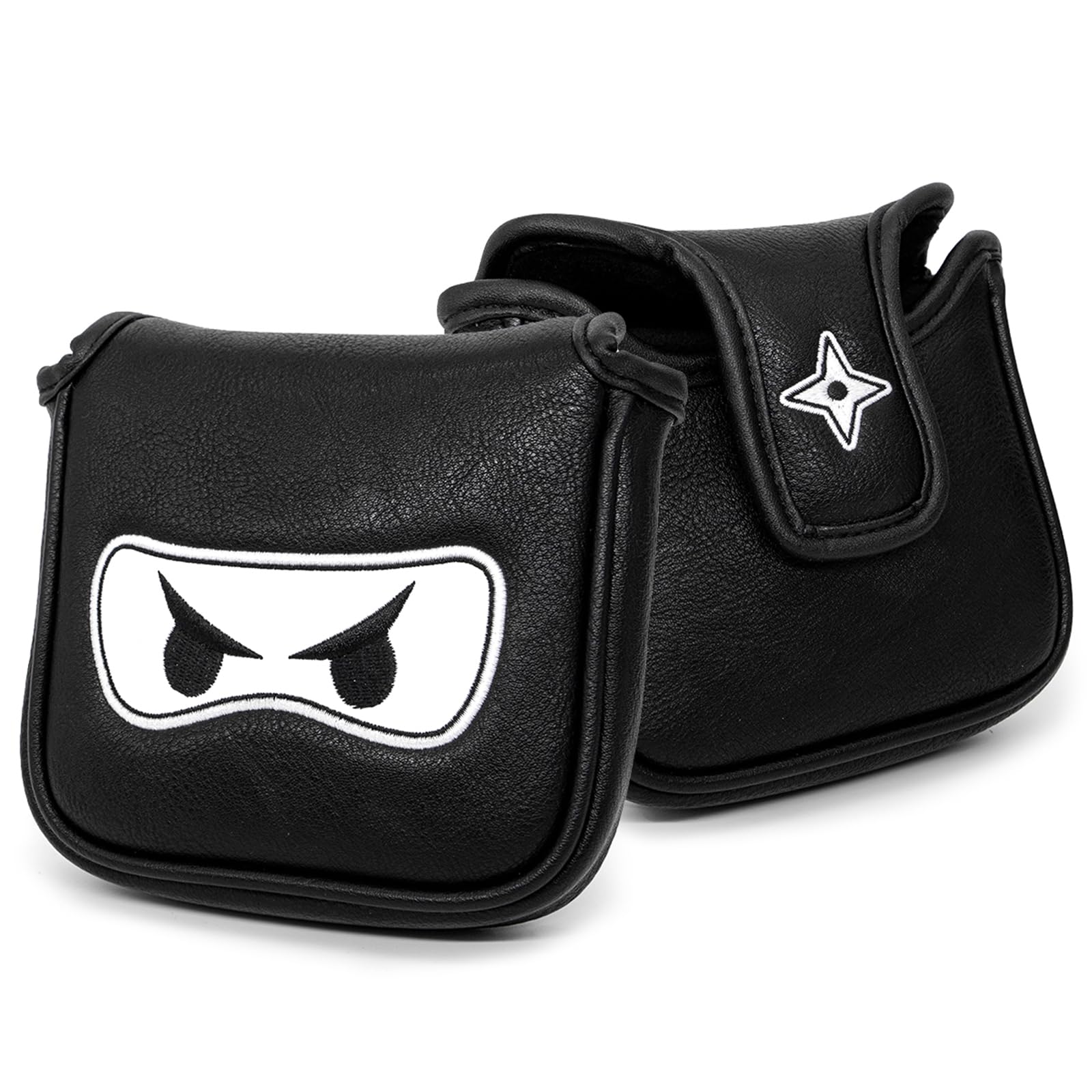 Ninja Golf Club Headcovers - Premium Leather Driver, Fairway Wood, Hybrid, Putter Covers with Magnetic Closure & Elegant Embroidery — image 1