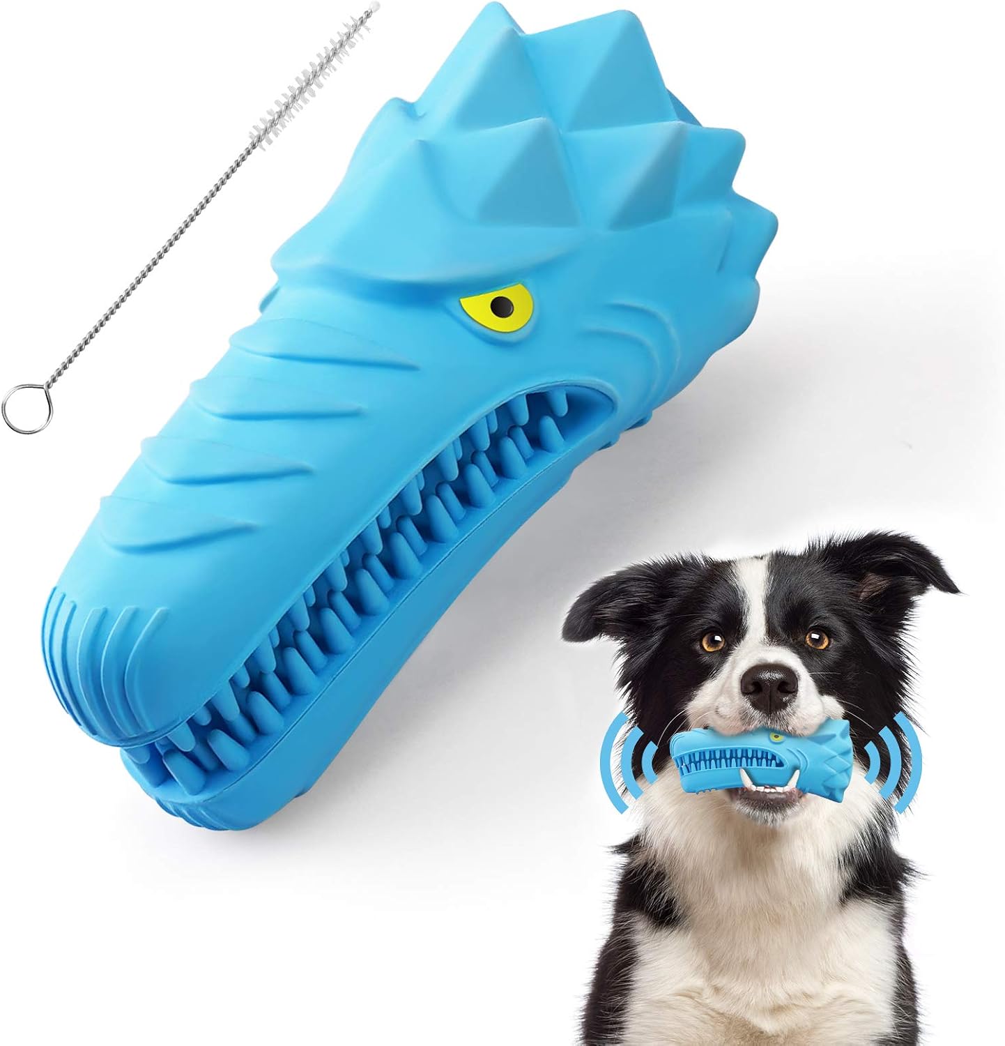 Seniny Dog Toys for Aggressive Chewers Large Breed, Teeth Cleaning Dog Chew Toy, Dog Toothbrush Toy, Aggressive Chew Toys for…