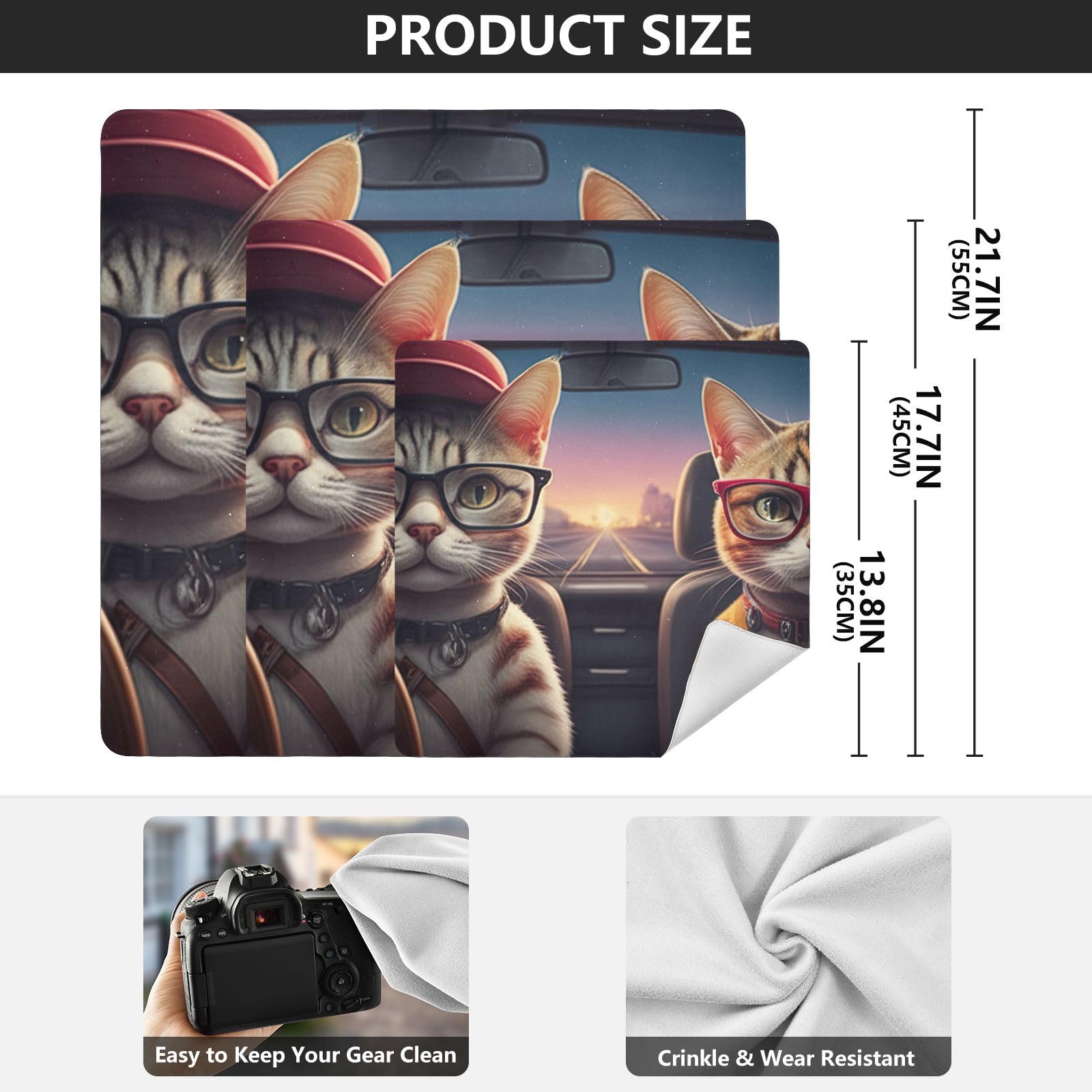 ODAWA Cute Cats Driving Car 13.8