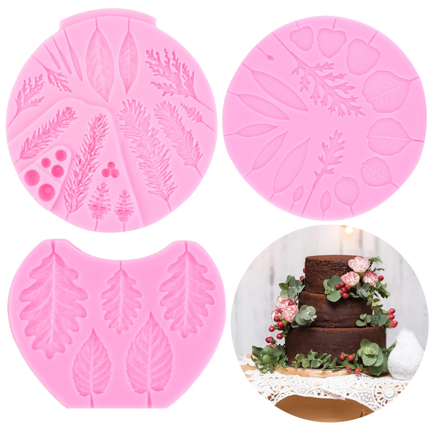 RFGHAC Lot de 4 moules en silicone pour fondant, pince, marteau, clé, tournevis, pour décoration de gâteaux, cupcakes, bonbons, argile polymère RFGHAC Lot de 4 moules en silicone pour fondant, pince, marteau, clé, tournevis, pour décoration de gâteaux, cupcakes, bonbons, argile polymère