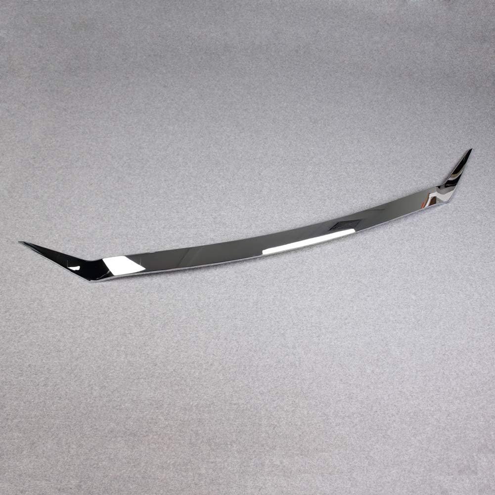 Beautost for Mazda CX-9 CX9 2017 2018 2019 2020 2021 2022 2023 Chrome Front Hood Grill Cover Bonnet Trim