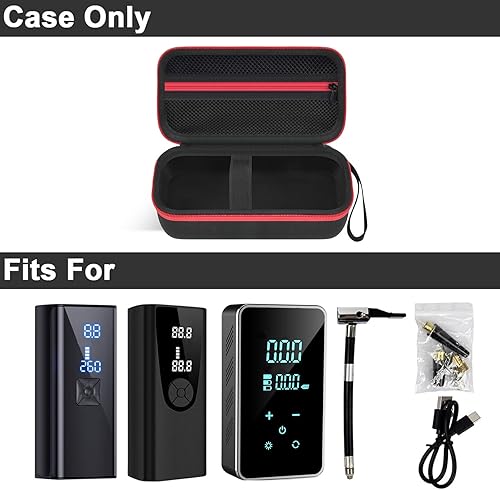 Miniatura 2 de PAIYULE Funda compatible con inflador de neumáticos Prilotte, compresor de aire portátil, bomba de aire eléctrica de 20000 mAh, soporte de