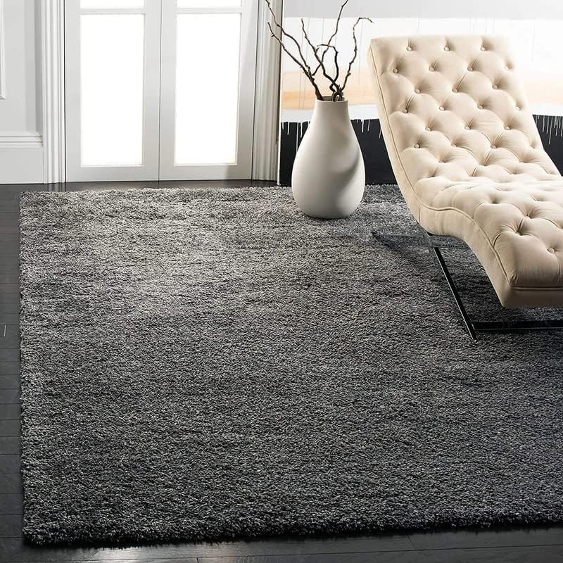 Image of Ultra-Soft Shaggy Carpet (4 X 6 FEET, Grey) Fluffy, Cozy & Durable Area Rug for Living Room, Bedroom & More ? Premium Modern Design