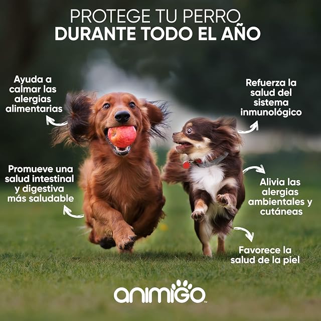 Foto 2 de 8 de Suplemento Natural Alergias para Aliviar Picor en Perros - 120 Comprimidos Sabor a Pollo