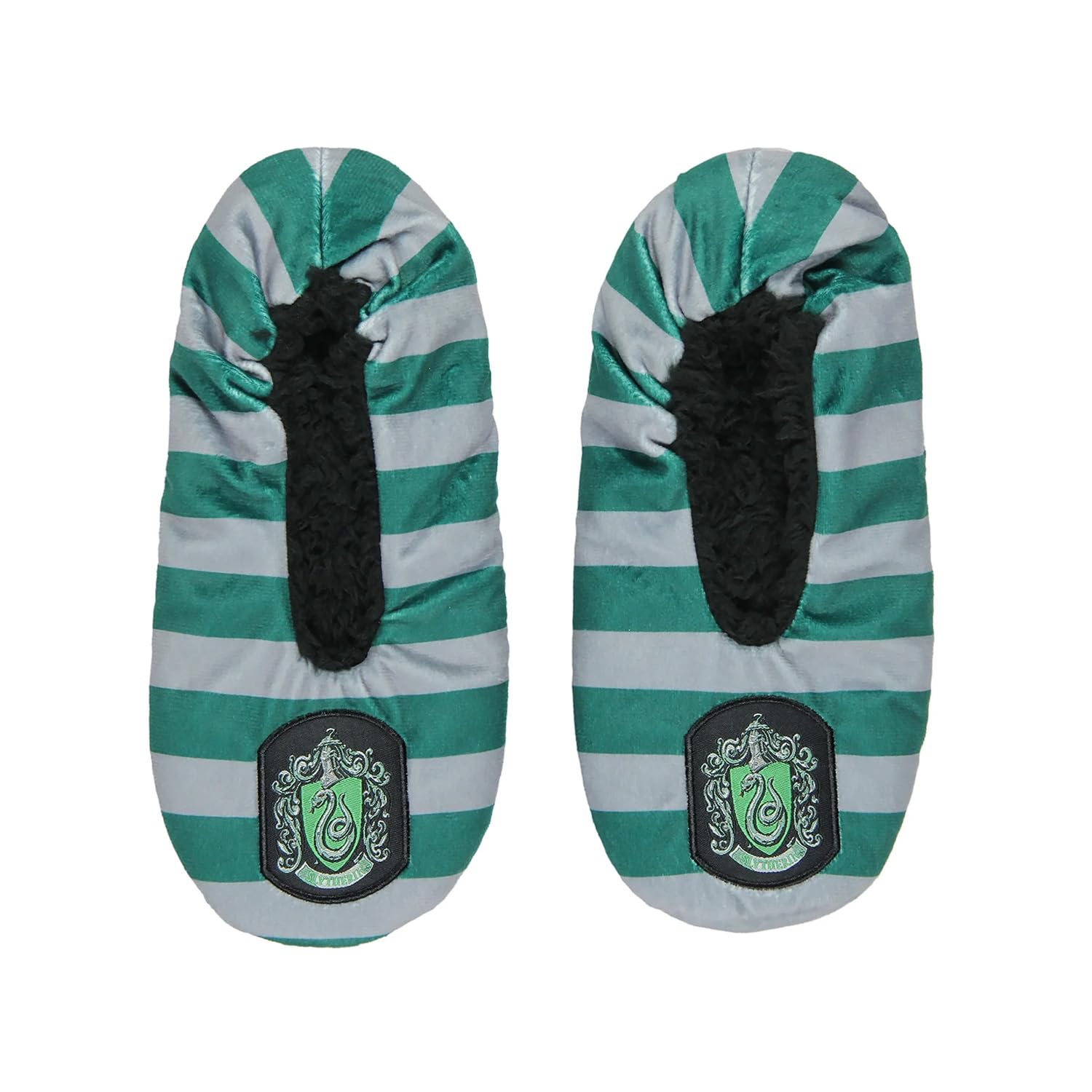 Bioworld Harry Potter Slippers House Crest Slipper Socks With No-Slip Sole For Women Men- All 4 Houses Available