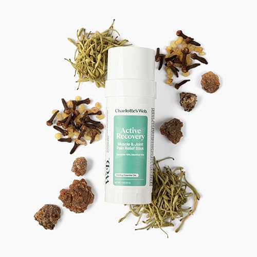 Miniatura 6 de Charlotte's Web Barra de alivio del dolor muscular y articular Active Recovery 1oz