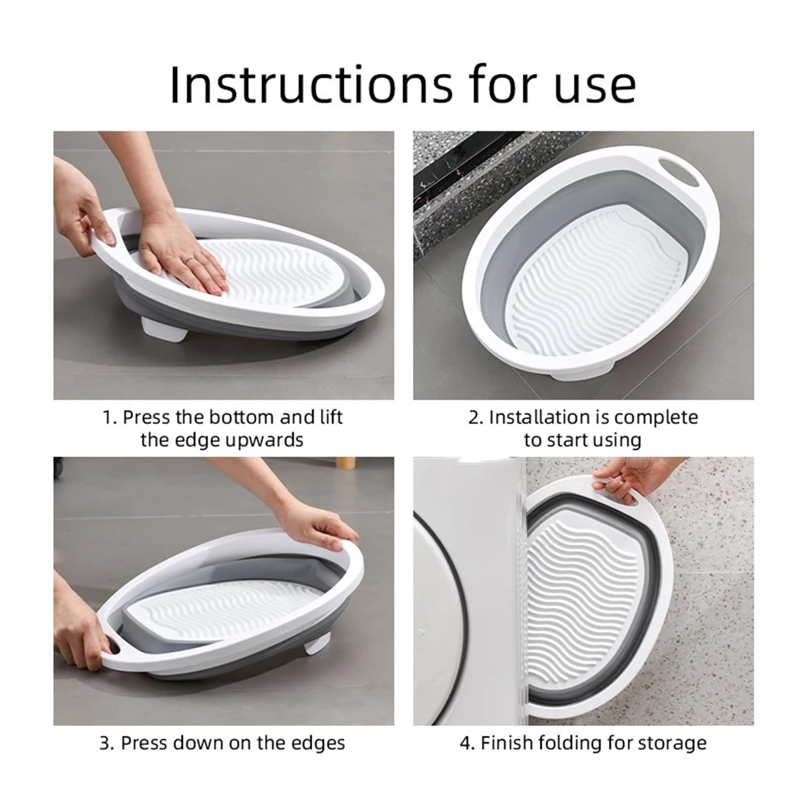 1 pièce, compatible avec les bassines à linge pliables, portable for voyages et le camping, utilisée for laver vêtements chaussettes(Pink)