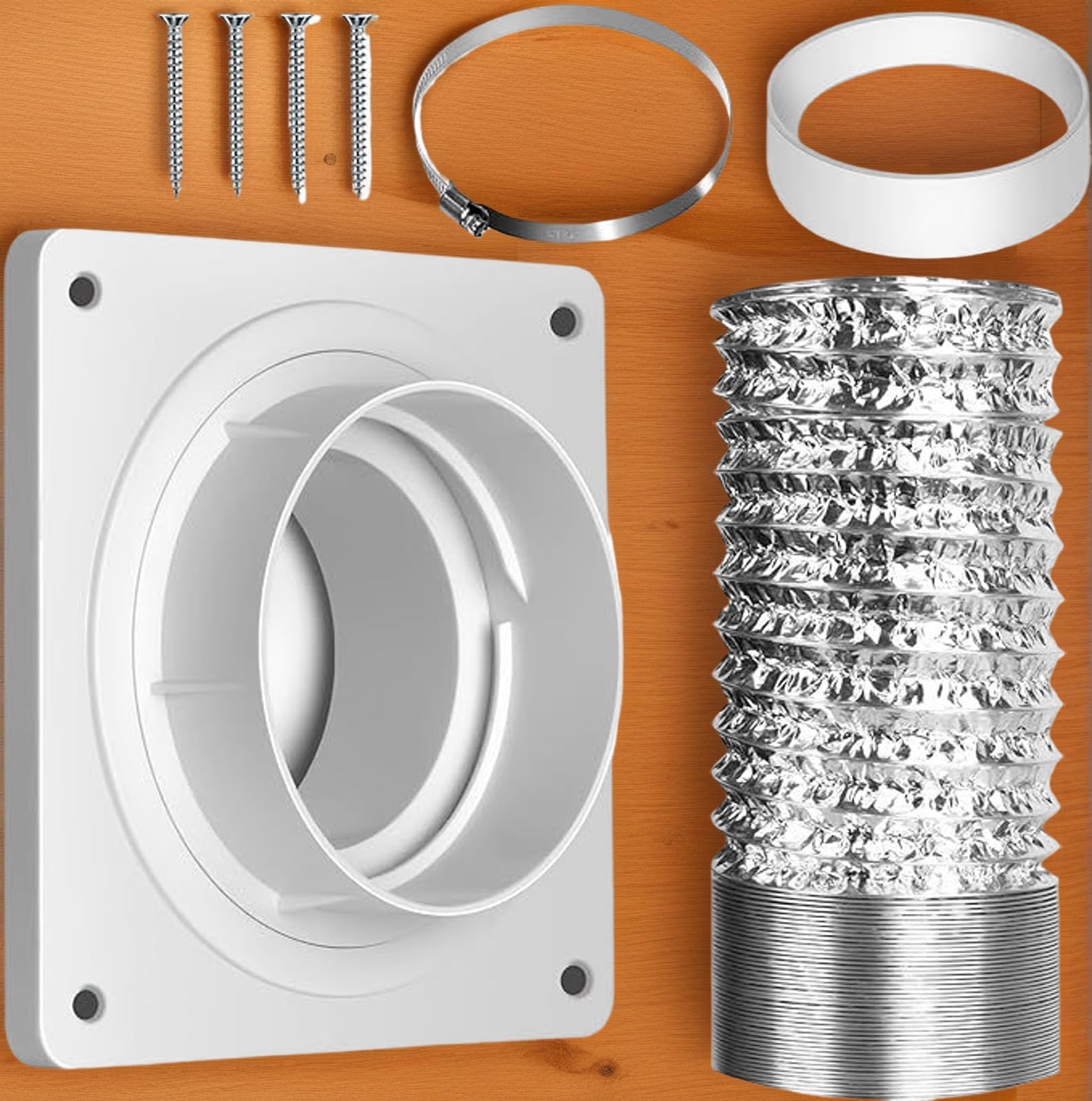 Kit Di Sfiato Per Condizionatore Portatile Pannello Adattatore Regolabile | Kit finestra per tubo di scarico AC portatile Raffreddamento Ventilazione Per Casa Garage Camera