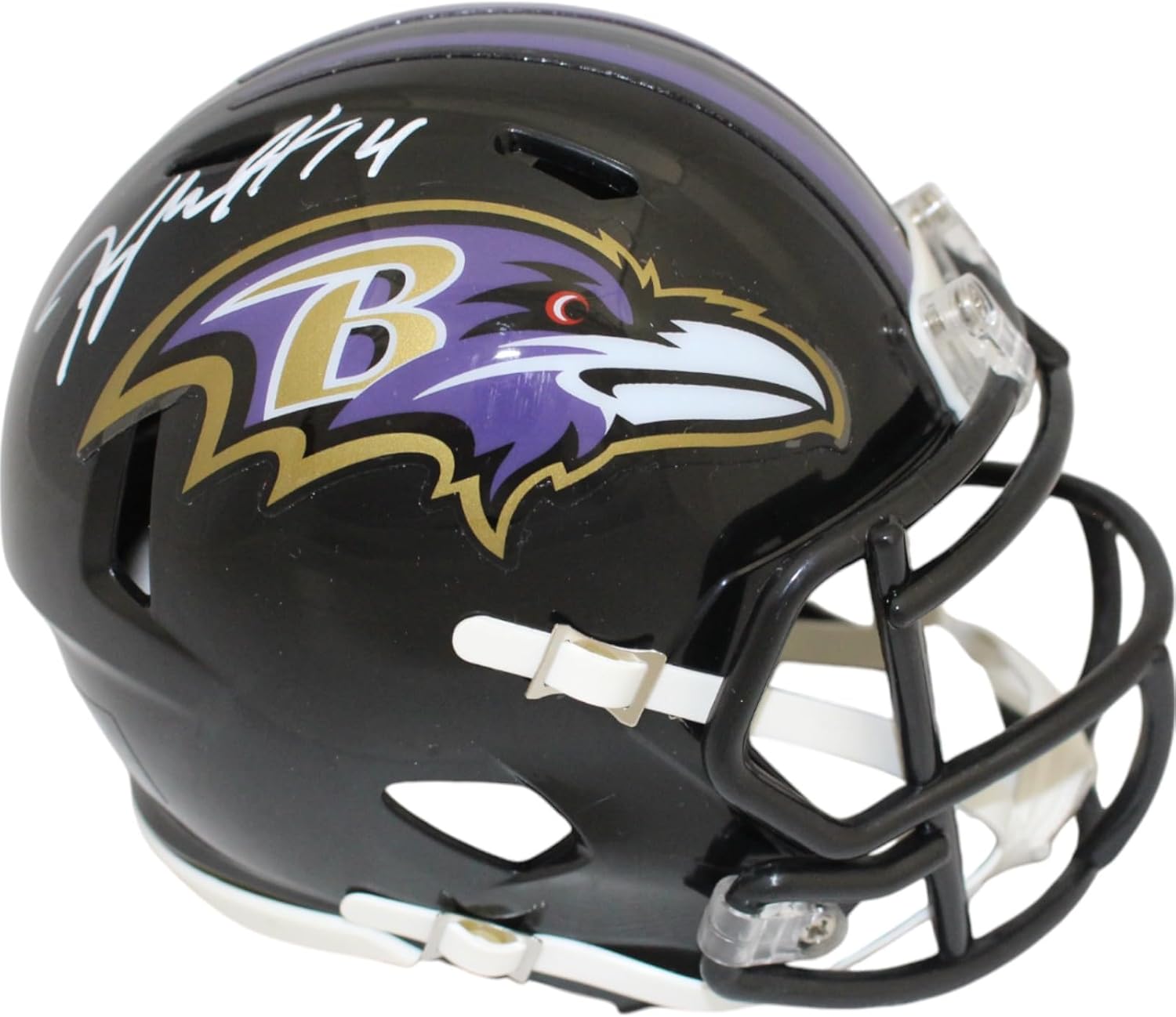 Kyle Hamilton Autographed/Signed Baltimore Mini Helmet Beckett