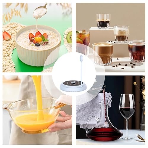 Miniatura 4 de Agitador magnético placa caliente  Mezclador magnético de laboratorio, mezcla magnética compacta con barra de agitación  Mini mezclador portátil de