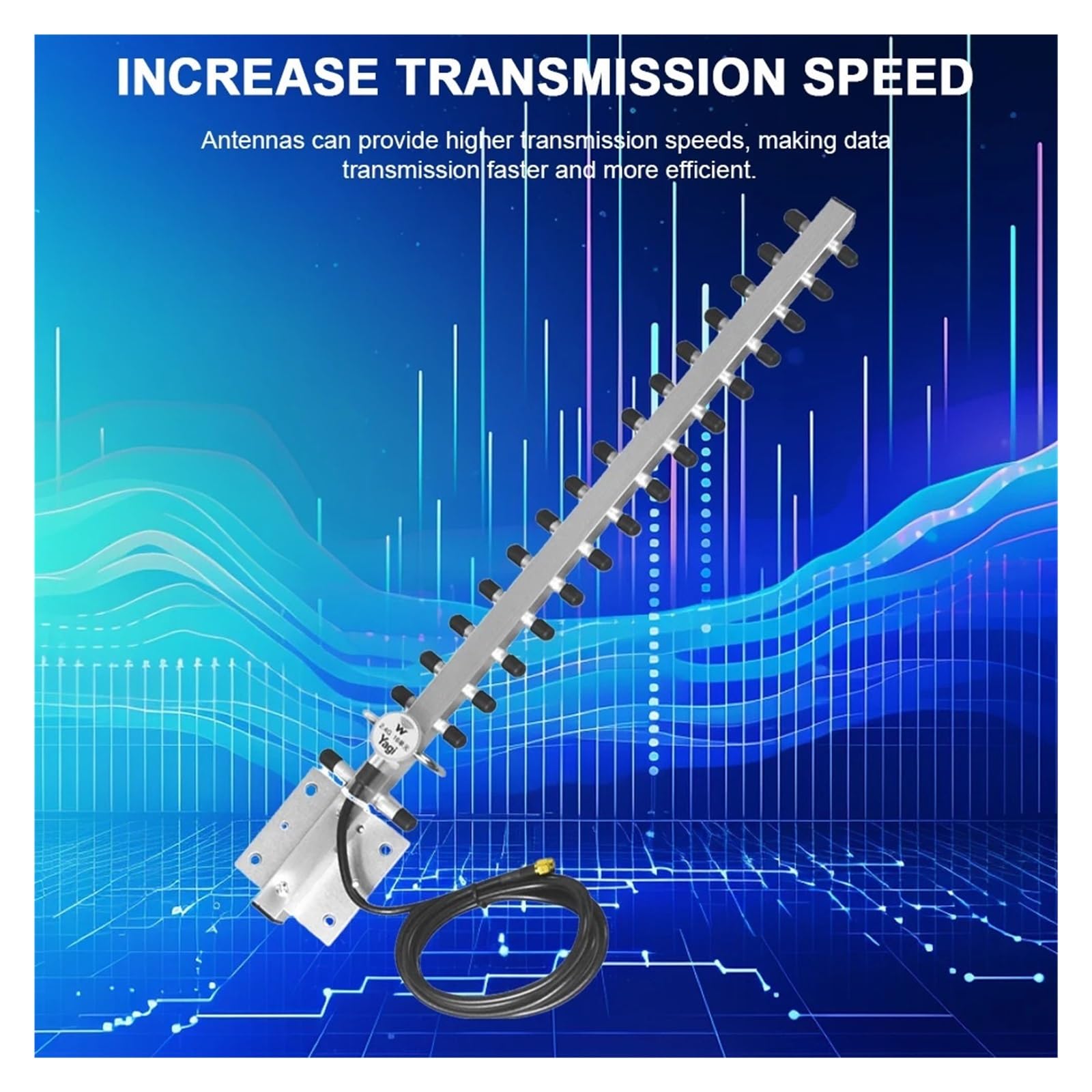 Antenne Yagi 2,4 GHz 25 DBi