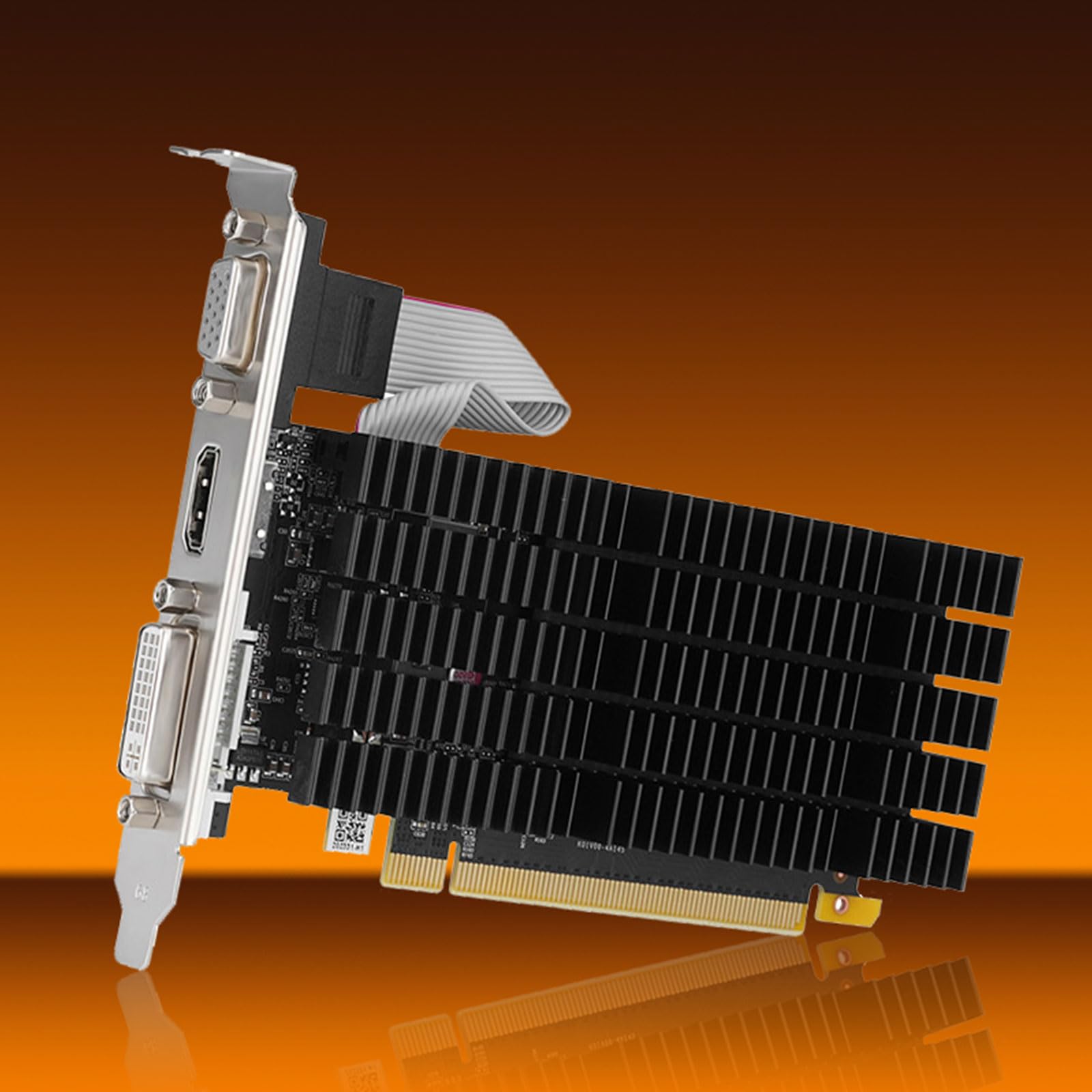 Nuwo Scheda Grafica GT730 GT 730 4 GB DDR3 64 bit 902MHz, Scheda Video GPU per PC, DVI, HDMI, VGA, PCI Express 2.0, Supporta DirectX 11, Bulk