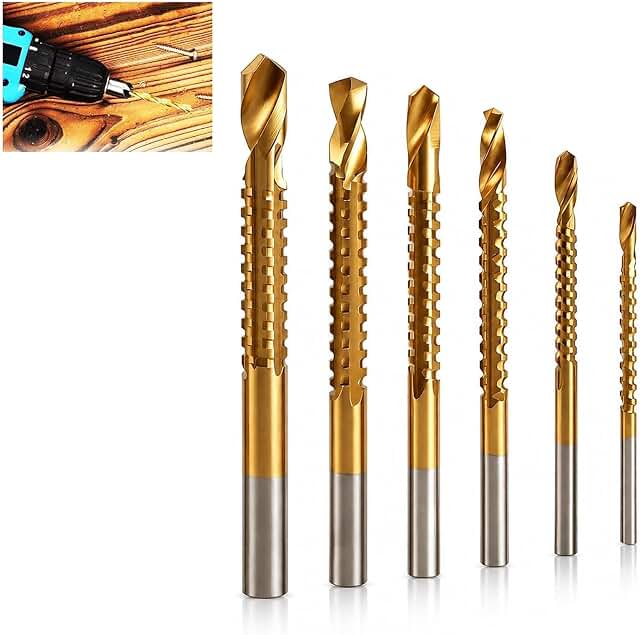 Titanium coated HSS drill bit set image