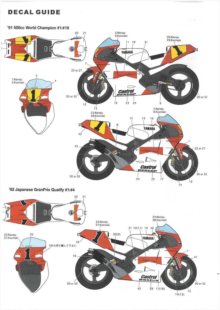 studio27 YZR500トランスキット& Ducati 888 【公式通販】