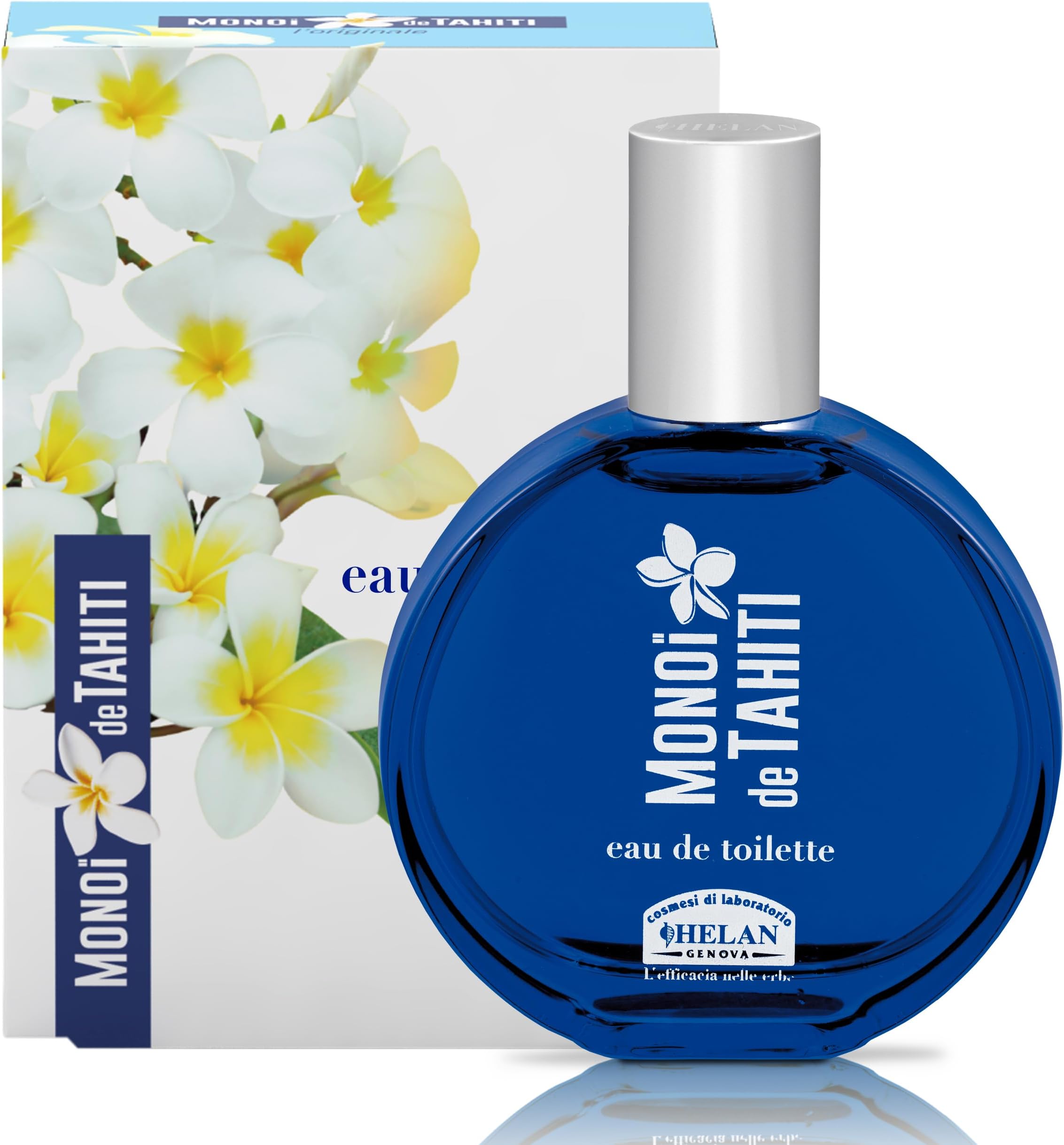 Monoi de Tahiti - Perfume for Women with Coconut Oil and Tiare Flowers, Floral Womens Perfumes, Vanilla Perfume - Exotic, Gourmand and Fruity Fragrance, Eau de Toilette 50 ml - Made in Italy