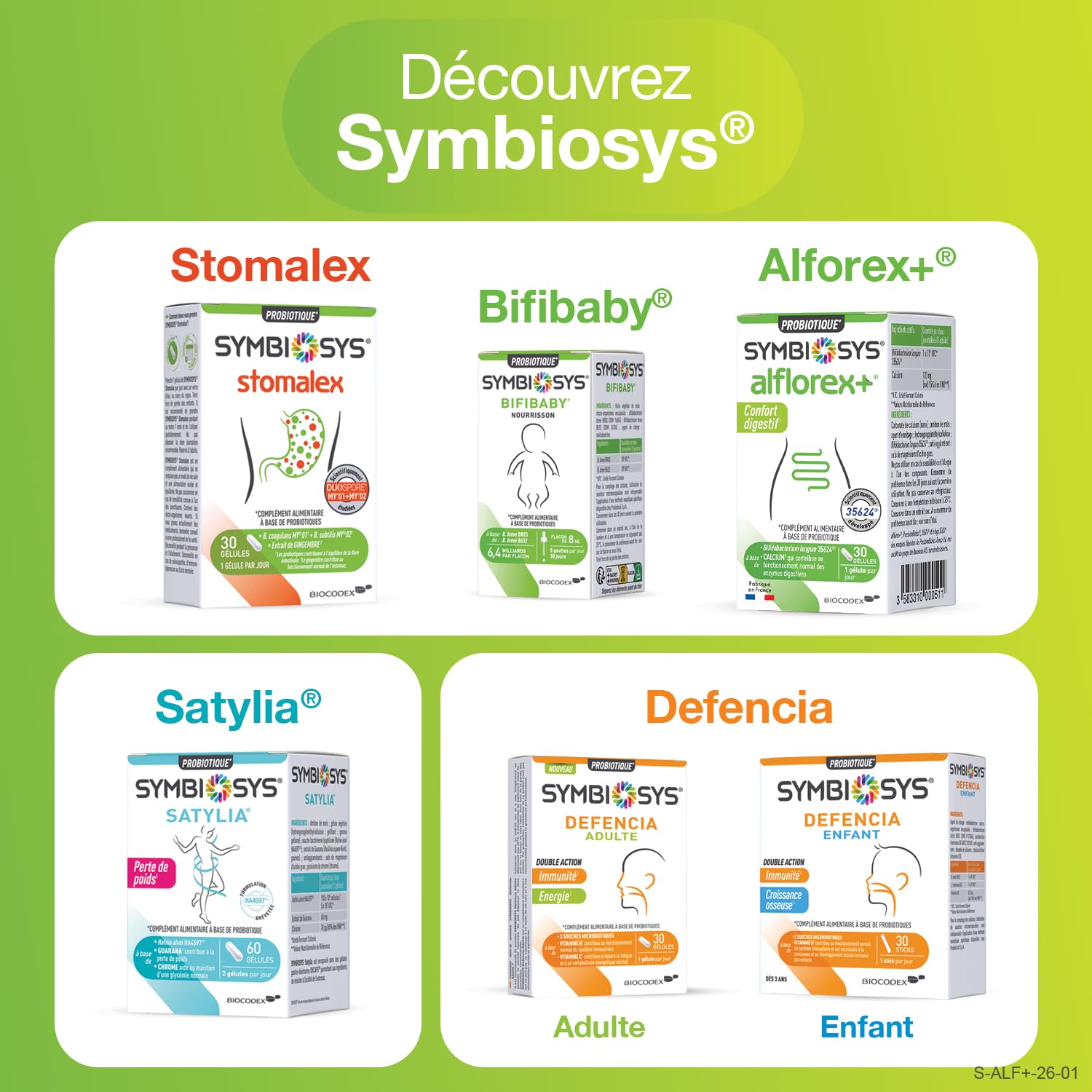 SYMBIOSYS Alflorex Confort Digestif Complément Alimentaire 30 gélules