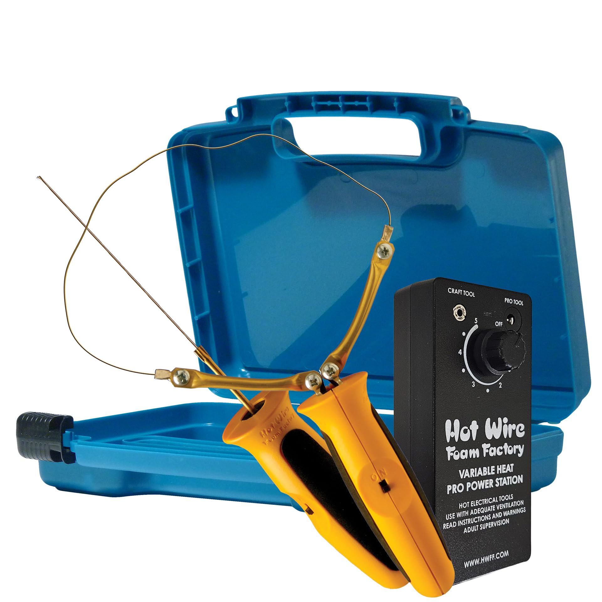 Hot Wire Foam Factory Pro 4-inch Hot Knife & Freehand Router Foam Cutting Kit | Cuts EPS Foam, XPS, Styrofoam, & Polystyrene | Made in the USA