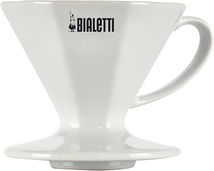 Bialetti White Ceramic Coffee Pourover 