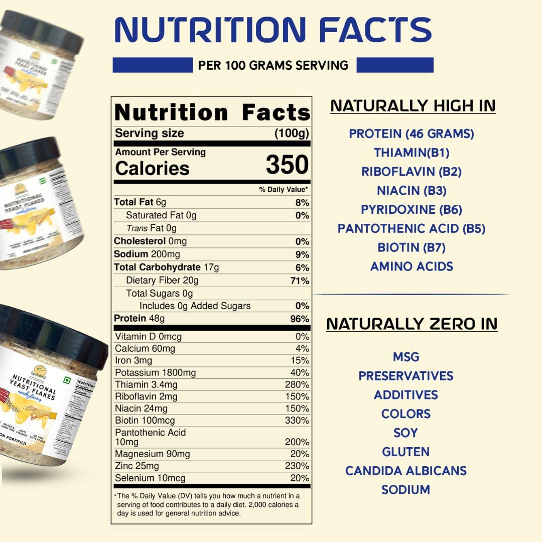 Sprinkl'd by Alla's Posh Flavors Non Fortified Nutritional Yeast Flakes Gluten-Free, Cheesy and Savory UnFortified Nooch | Rich in B Vitamins Minerals | High Protein Plant-based Superfood | Exclusive Flavors - Image 2 thumbnail