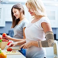 Vista 4 de ABYON Codera de compresión de grado médico (paquete de 2) Codera para tendinitis y codo de tenista, artritis, codo de golf, transpirable y de apoyo