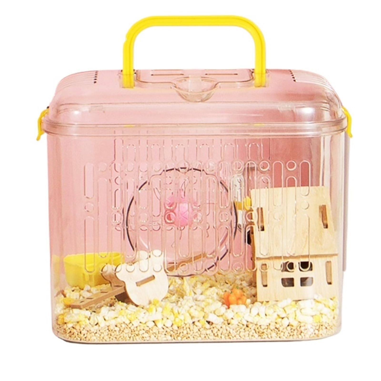 Klatka dla chomika Klatka dla chomika przezroczysta akrylowa przenośna duża przestrzeń do użytku na zewnątrz