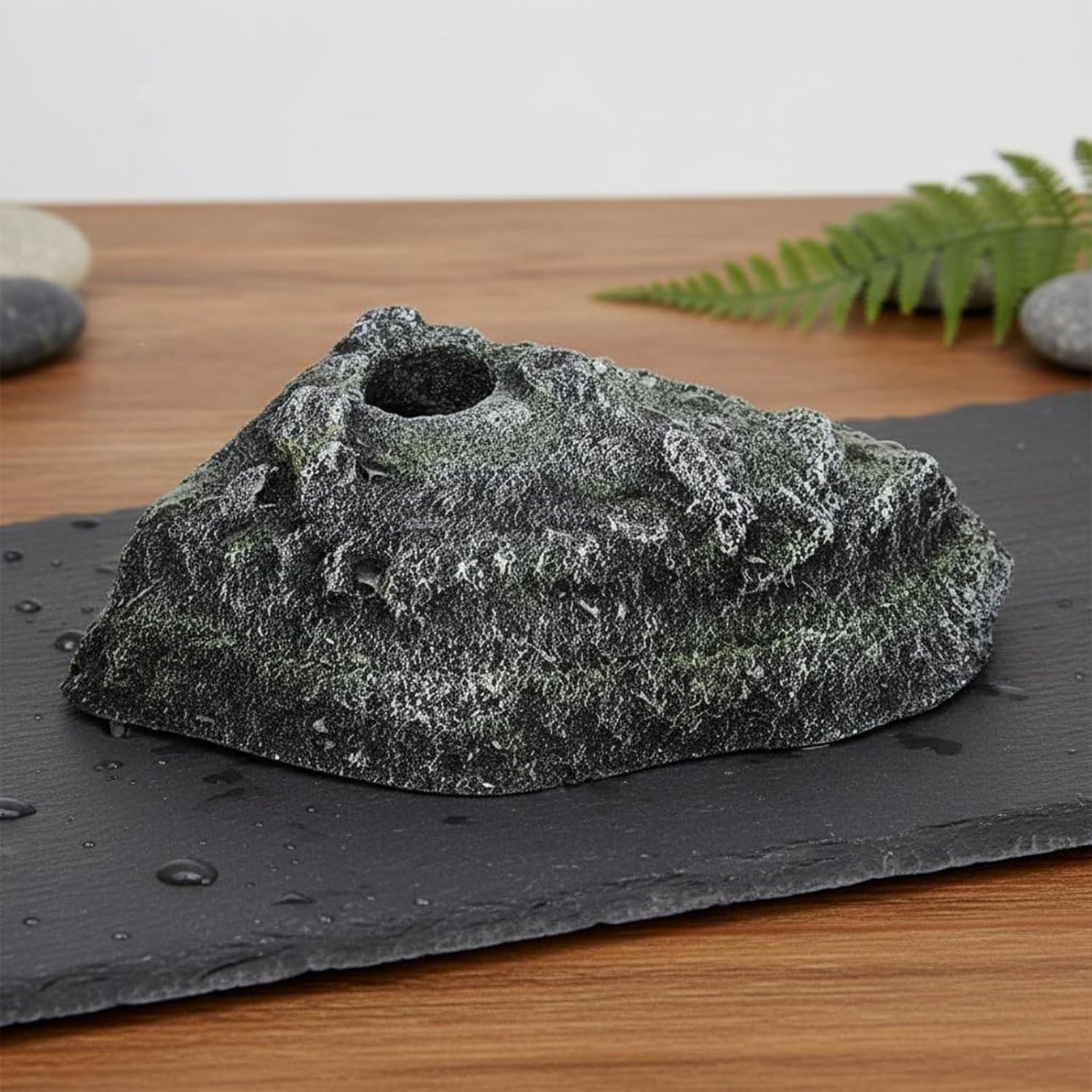 Turtle Basking Perch Easy to Climb Turtle Climbing Ramp Resting Terrace Reptile Hiding Cave, Floating Platform, L