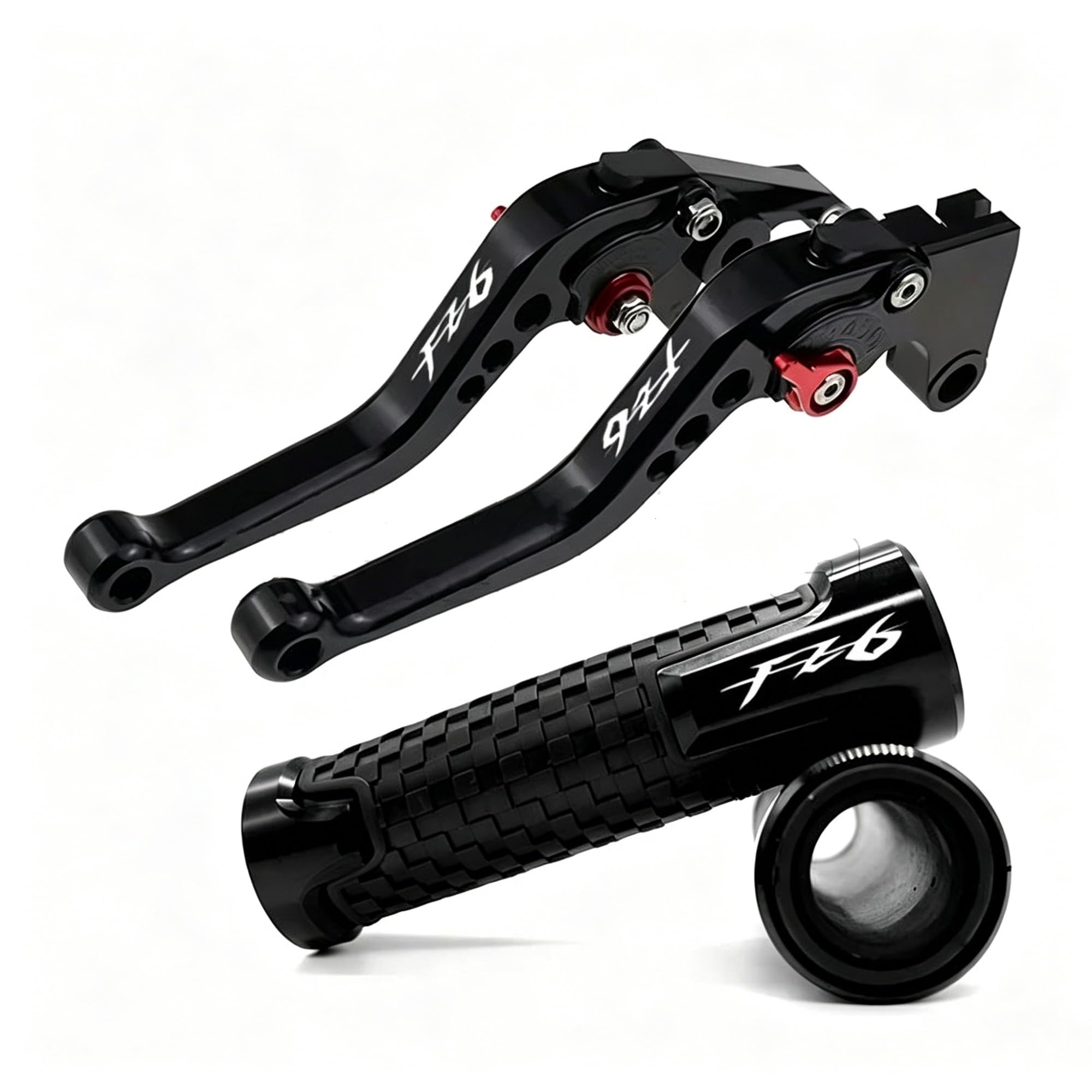 Manetas De Freno Y Embrague Para Motocicleta Para YAMAHA FZ6 FZ-6 FZ 6 Para Fazer S2 2004-2010 Kit Accesorios Para Manillar Embrague Manetas Empuñadura Manillar Motocicleta
