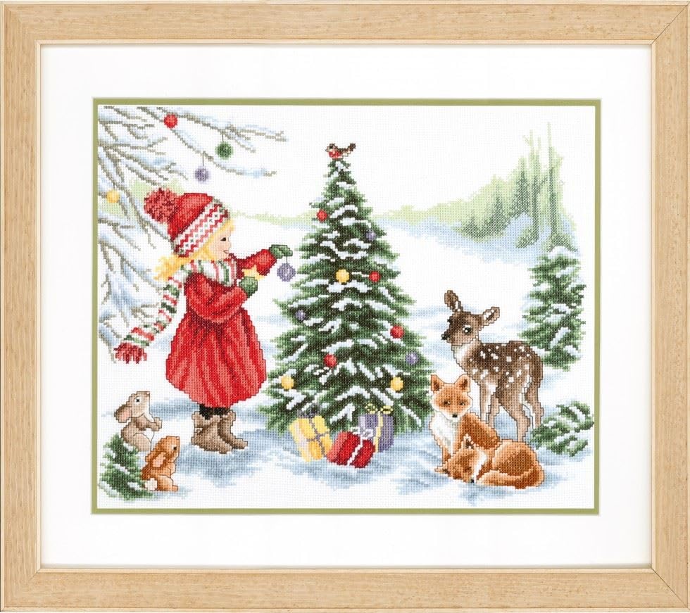 Vervaco Kreuzstich-Set, Dekoration für Weihnachten