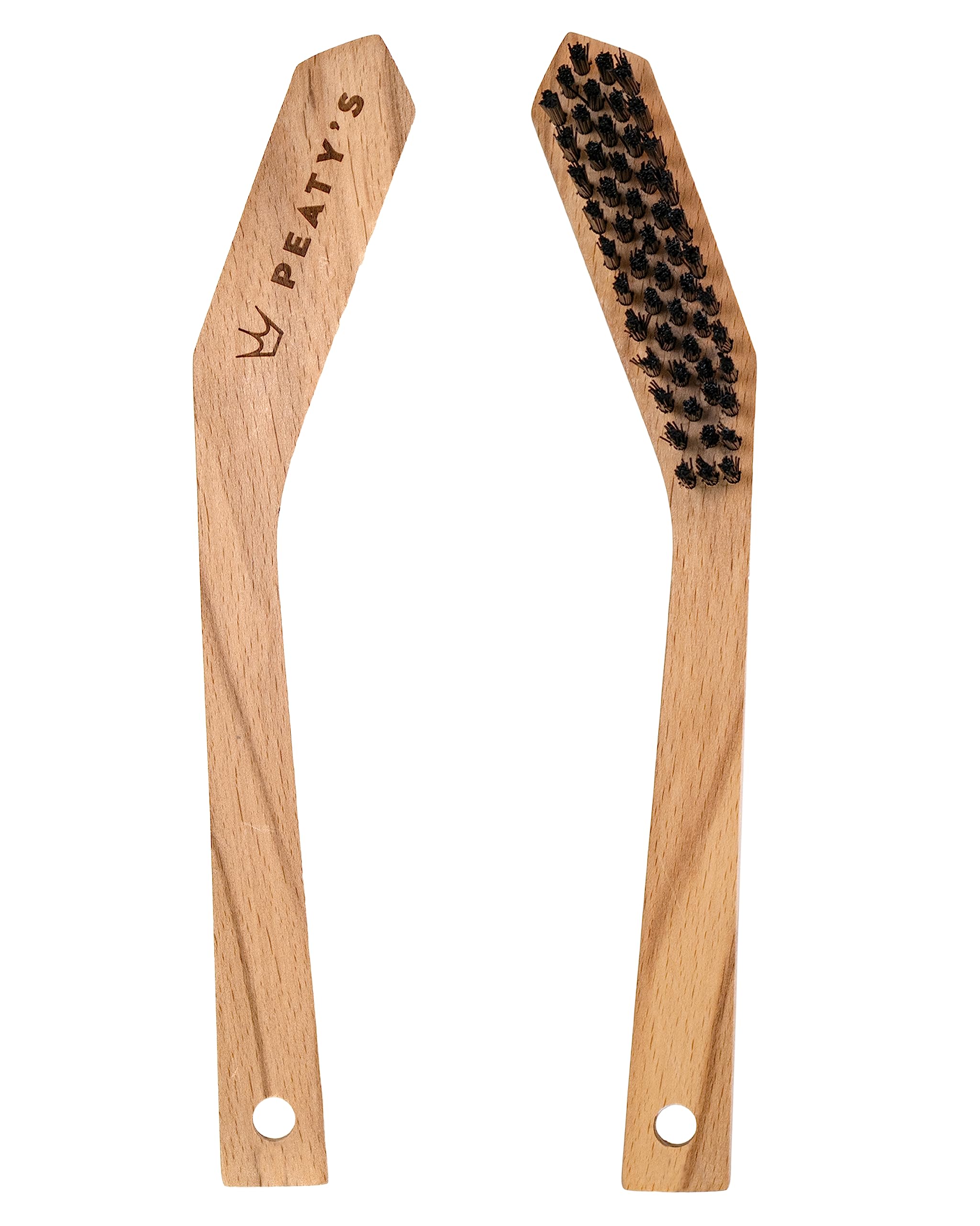 Drivetrain Cleaning Brush, Stiff Durable Bristles, Road, Gravel, Mountain Bike, MTB, Beech Wood Handle, Chain, Cassette, Jockey Wheels and Components, Brown, One Size