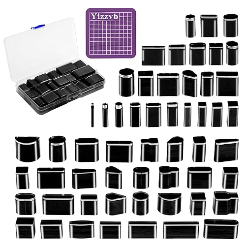 Herramienta de corte de perforador hueco de 55 formas de cuero, herramientas de corte de punzón de cuero con manual, juego de herramientas de