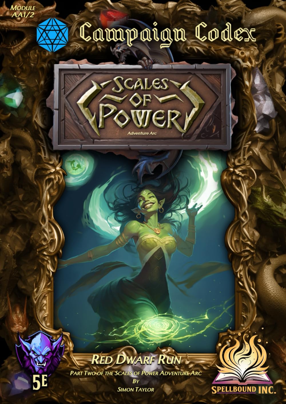 Red Dwarf Run Adventure 5E (Scales of Power Adventure Arc 2): Campaign Codex Series, 5th Edition Fantasy RPG Adventure
