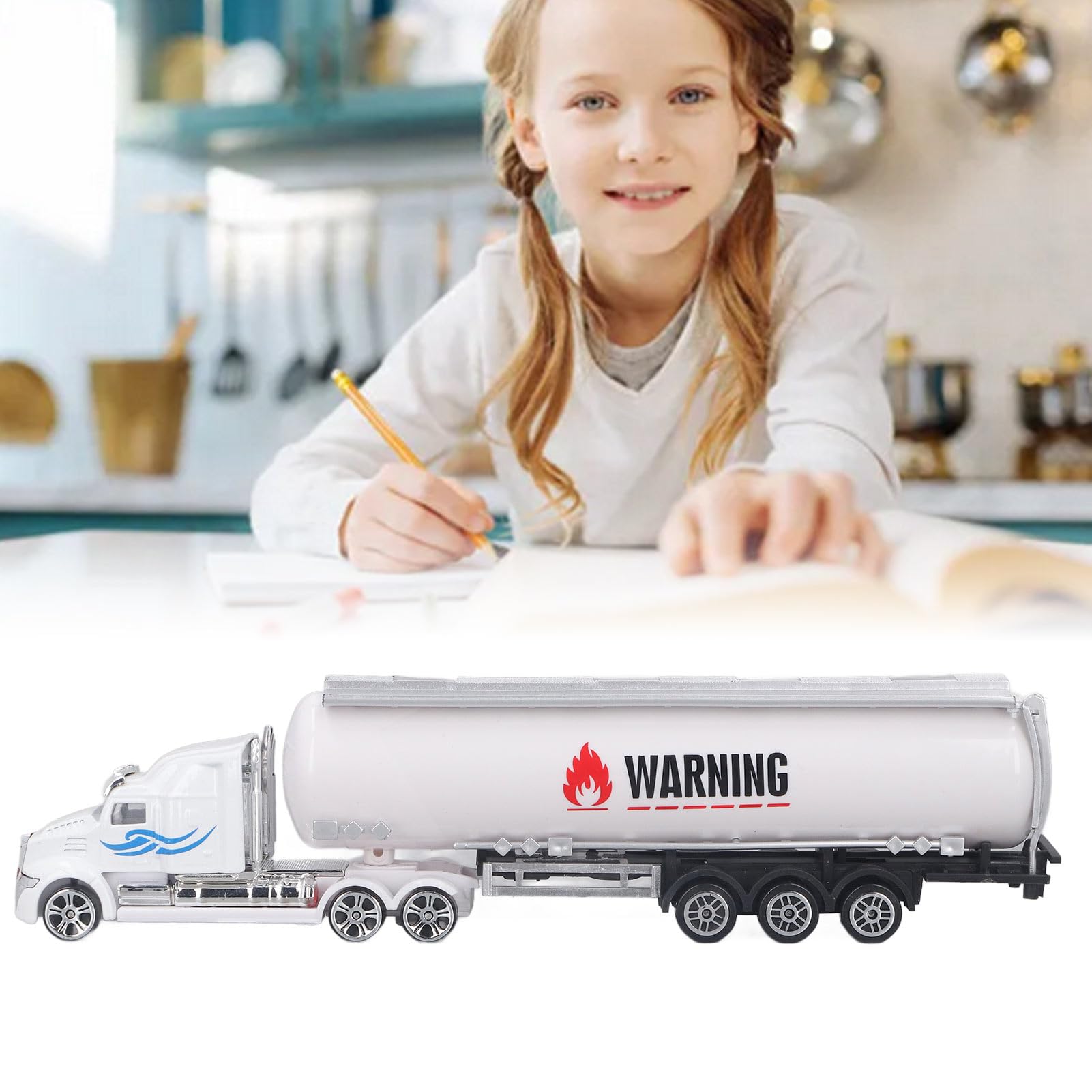 Itonash Oil Tanker Road Hauler Toy Vehicle - Image 3