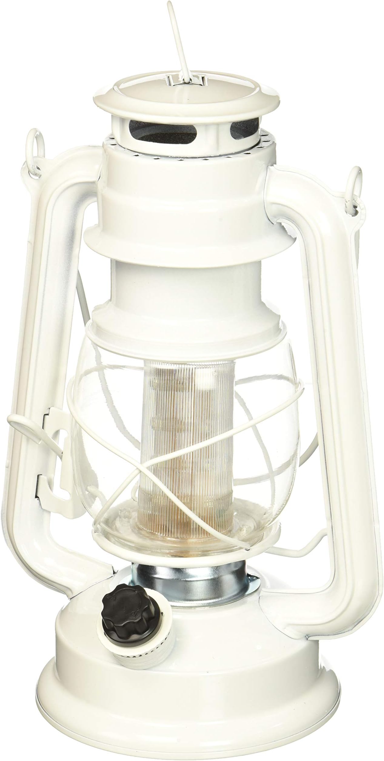 Northpoint 190611 Vintage Style London Fog Hurricane 12 LED's and 150 Lumen Light Output and Dimmer Switch, Battery Operated Hanging Lantern for Indoors and Outdoor Usage